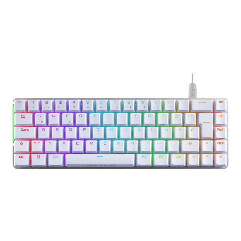 TECLADO ASUS ROG FALCHION ACE WHITE (BLANCO)