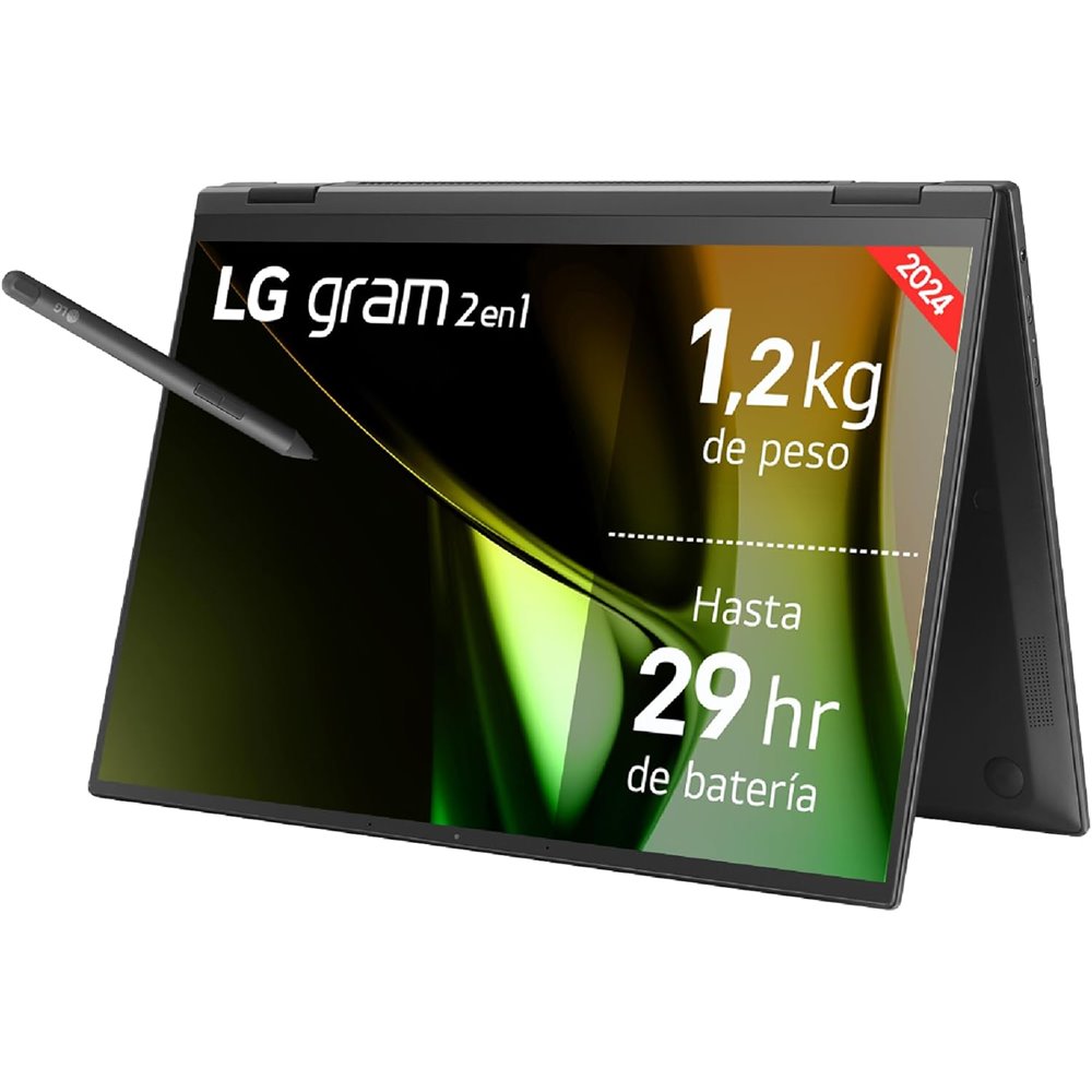 LG Gram Pro 2 en 1 14T90S-G.AA75B Core Ultra 7 155H/16GB/512GB/14'Táctil/W11