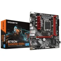 (TOP) PLACA GIGABYTE B760M GAMING DDR4INTEL1700B7602DDR464GBVGA+HDMI+DP4SATA+2M25USB 3225GBMATX