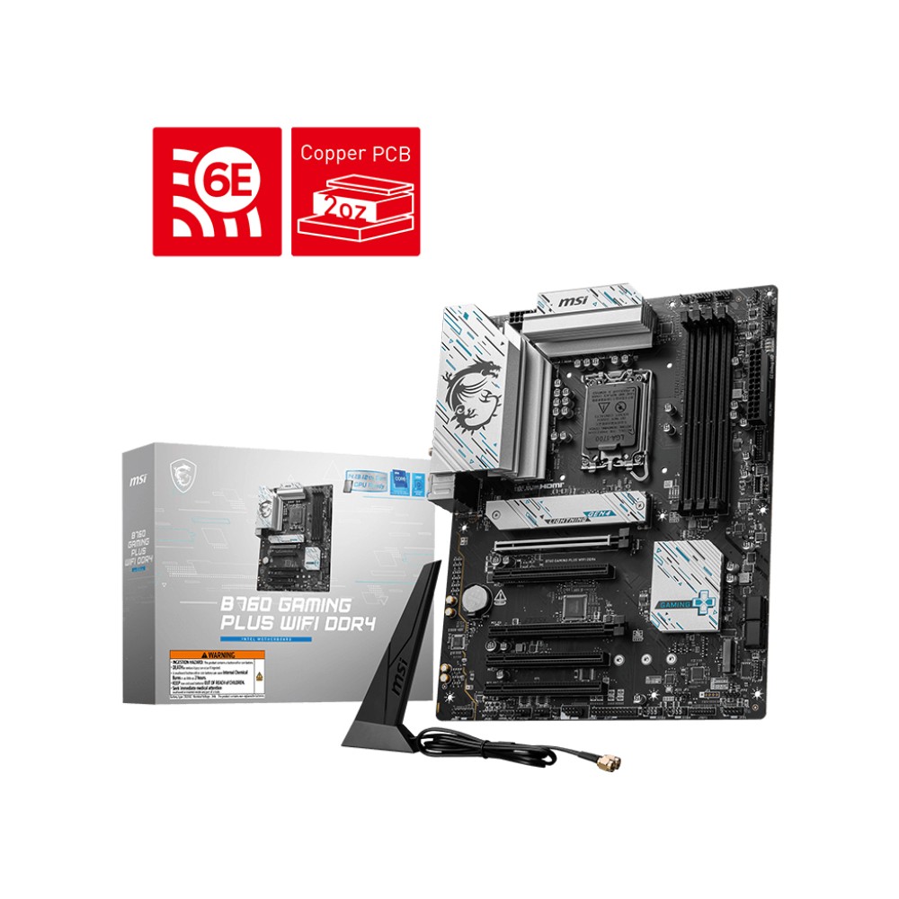 MSI PLACA BASE B760 GAMING PLUS WIFI DDR4 1700