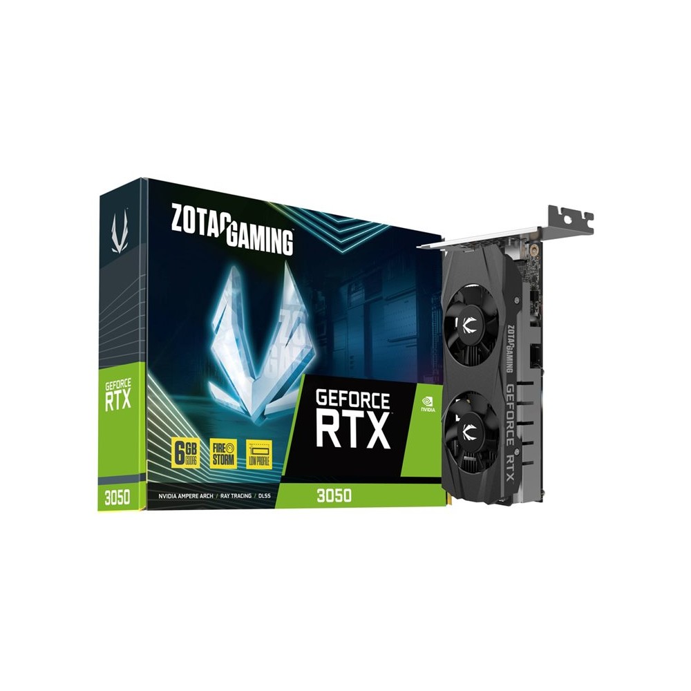 TARJETA GRAFICA ZOTAC RTX 3050 6GB LP GDDR6