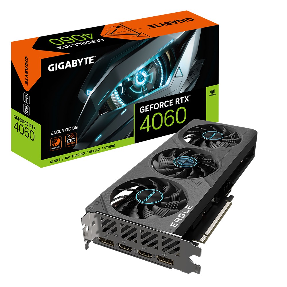 TARJETA GR?FICA GIGABYTE GEFORCE RTX 4060 EAGLE OC 8G/ 8GB GDDR6