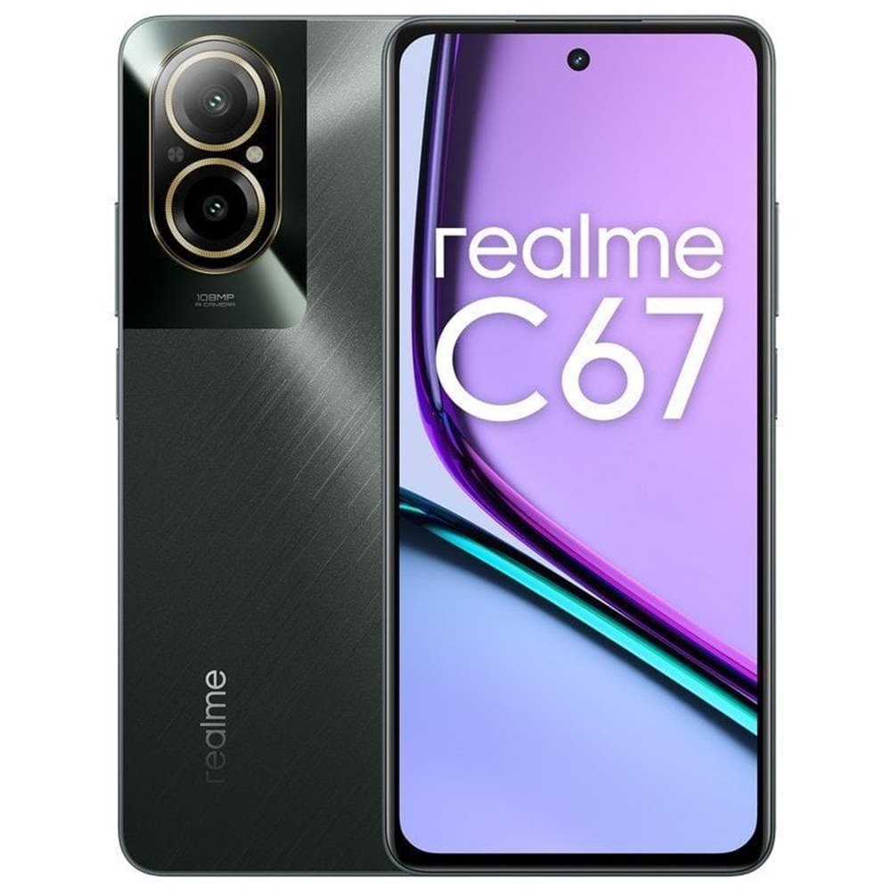 REALME C67 672 FHD+ 90 HZ 6GB 128GB BLACK ROCK