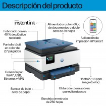 MULTIFUNCI?N HP OFFICEJET PRO 9125E WIFI/ FAX/ D?PLEX/ ADF/ BLANCA