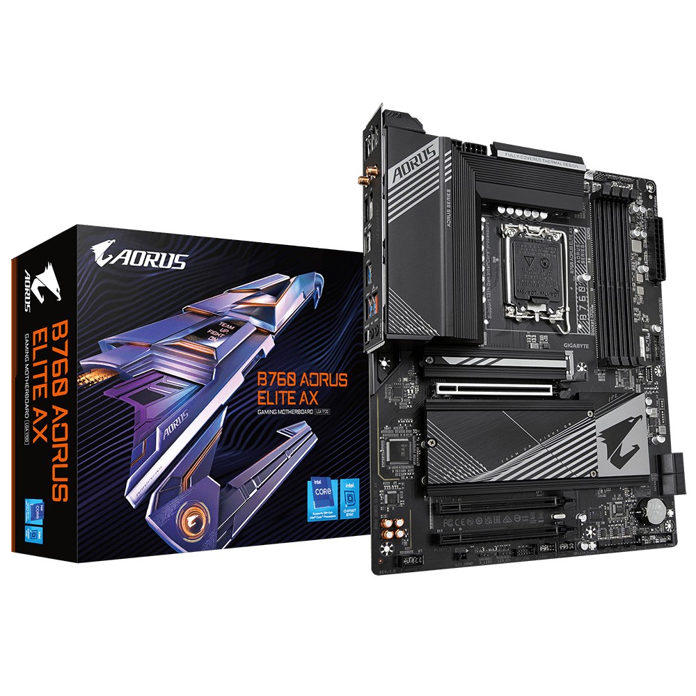 PLACA BASE GIGABYTE B760 AORUS ELITE AX SOCKET 1700