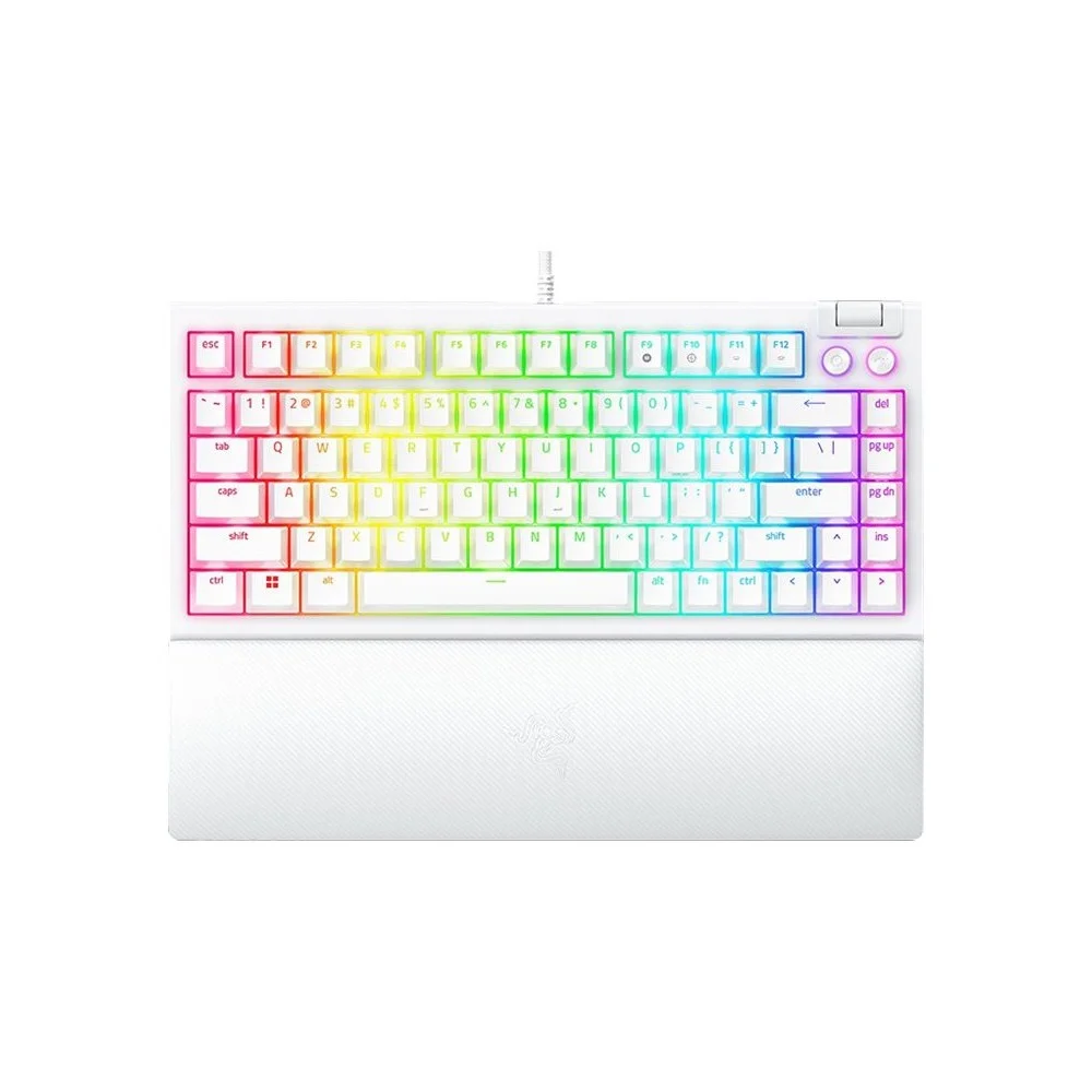 TECLADO RAZER BLACKWIDOW V4 75% BLANCO (USA) (RZ03-05001700-R3M1)