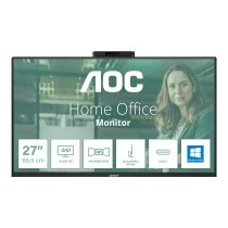 MONITOR PROFESIONAL AOC Q27P3QW 27/ QHD/ WEBCAM/ MULTIMEDIA/ NEGRO