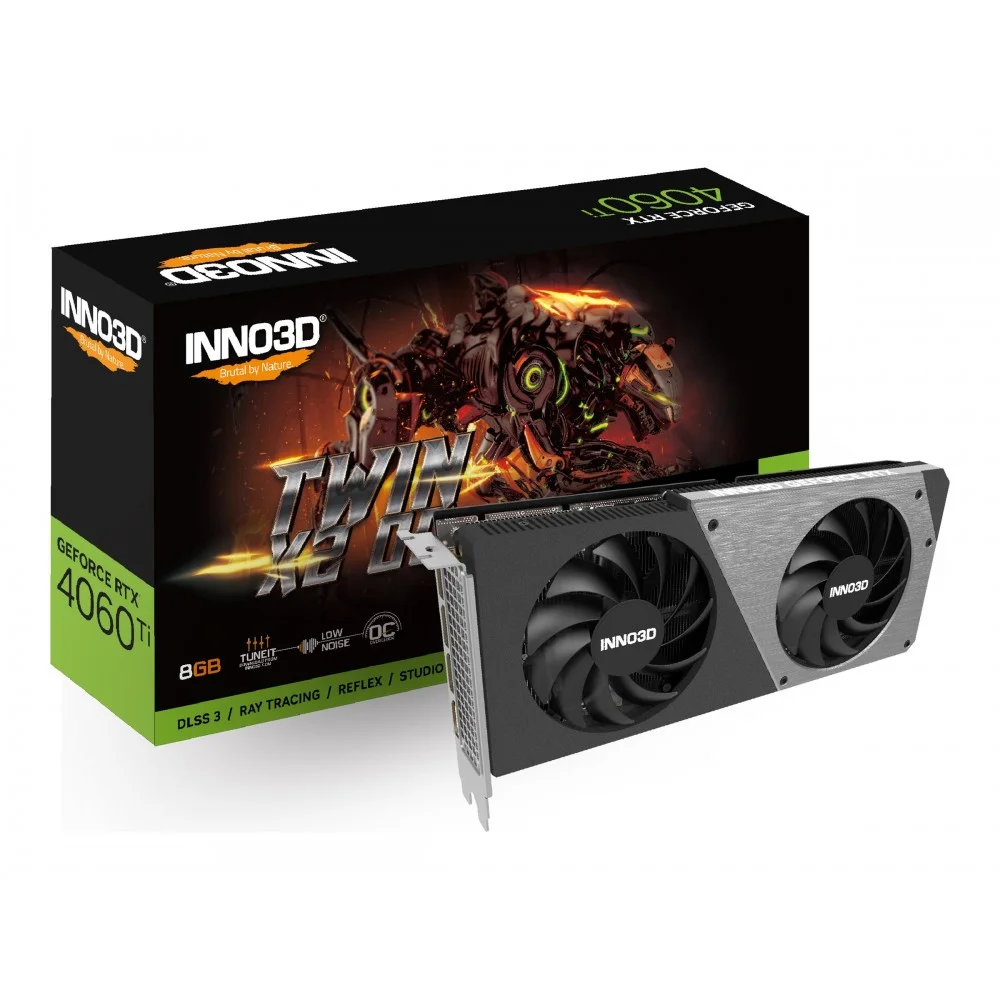 TARJETA GRÁFICA INNO3D RTX 4060TI TWIN X2 OC 16GB