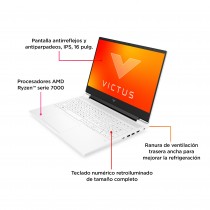 PORTATIL HP VICTUS 16-S0009NS R7-7840HS 16GB 512GB RTX 4050 16FHD FREEDOS