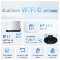 TP-LINK HOME WIFI-6 MESH AX3000 OUTDOOR (X1) X50