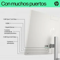 ORDENADOR ALL IN ONE HP 24-CR0052NS I5-1335U 238FHD 16GB 512SSD W11 COLOR PLATA INCTECLADO Y MOUS