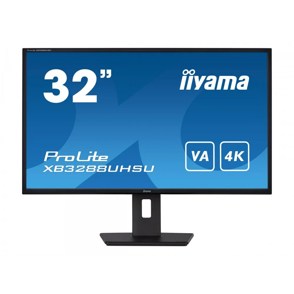 MONITOR IIYAMA 32 XB3288UHSU-B5 UHD 60HZ 3 MS HDMI USB DISPLAYPORT ALT REG ALT GIRO INCL