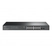 SWITCH GESTIONABLE JETSTREAM 16P GIGABIT CON 2 RANURAS SFP GIGABIT RACK 19 1U