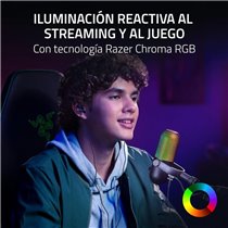 Razer Seiren V3 Chroma Micrófono de Condensador para Streaming Negro