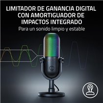 Razer Seiren V3 Chroma Micrófono de Condensador para Streaming Negro