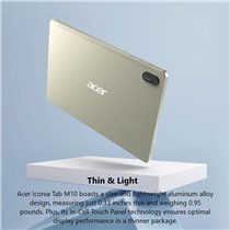Acer ICONIA M10-11 101 4GB/128GB champán gris con funda