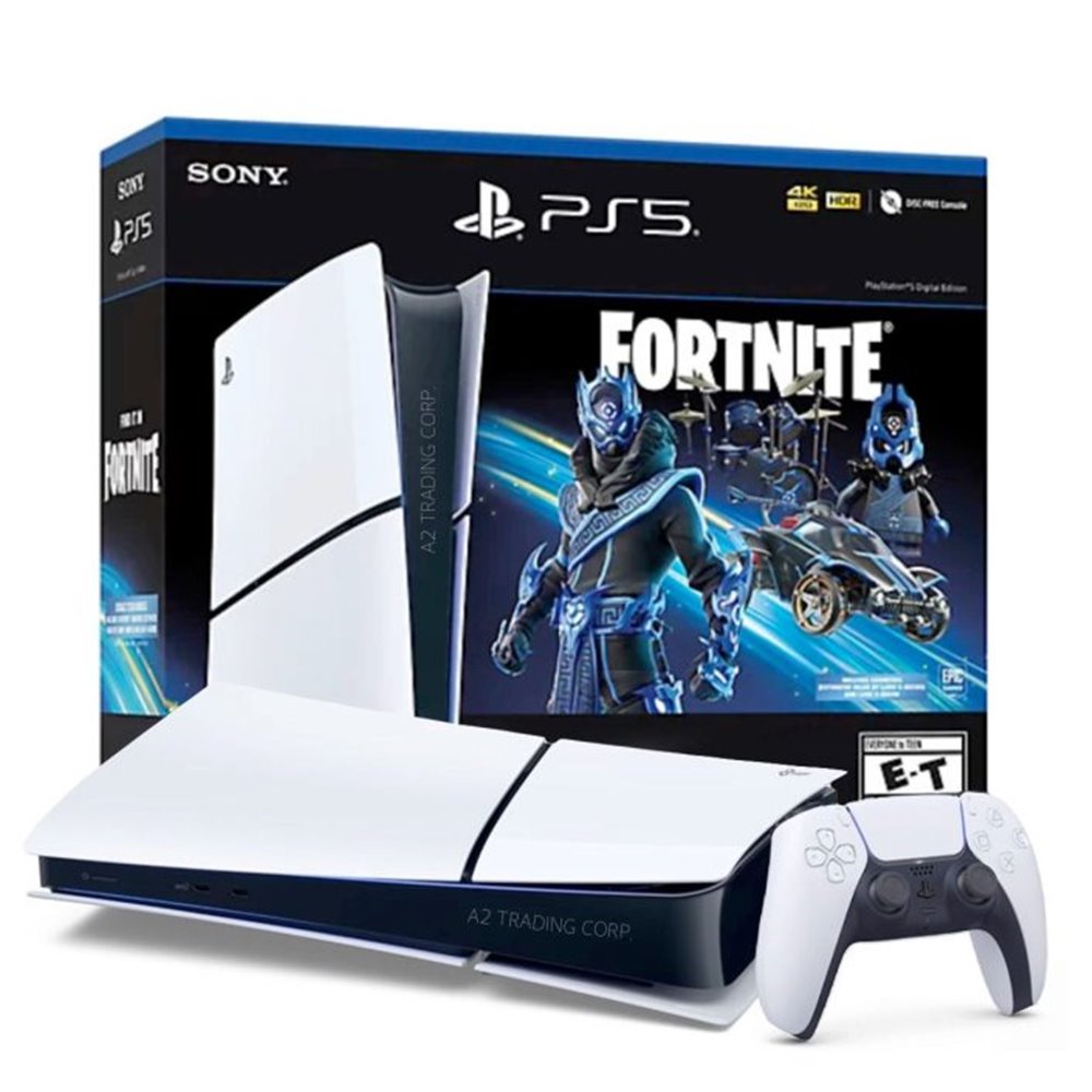 PS5 Slim 1TB + Fortnite Cobalt Star