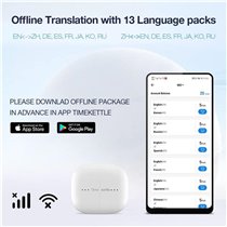 Auriculares Traductores Inteligentes con Traducción en Línea Timekettle M3