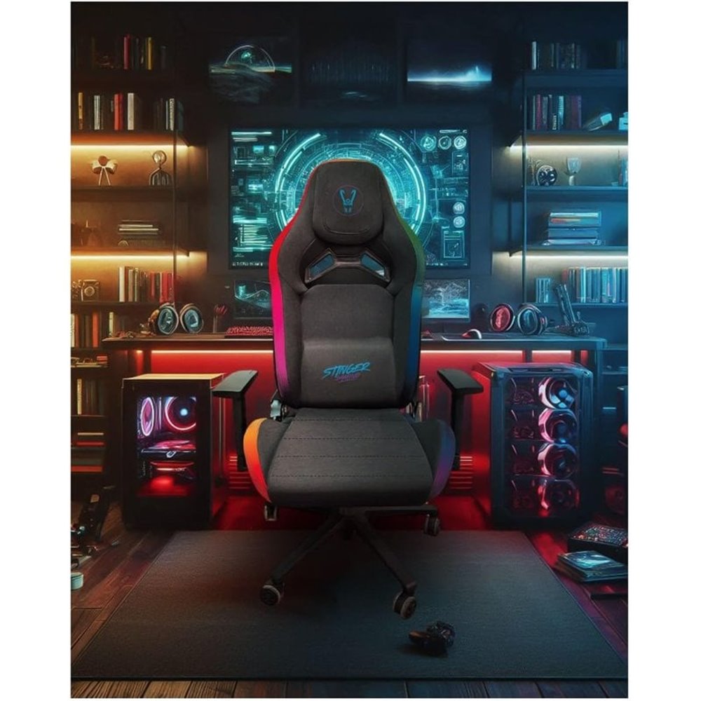 Silla Gaming Woxter Stinger Station Elite con Luces LED