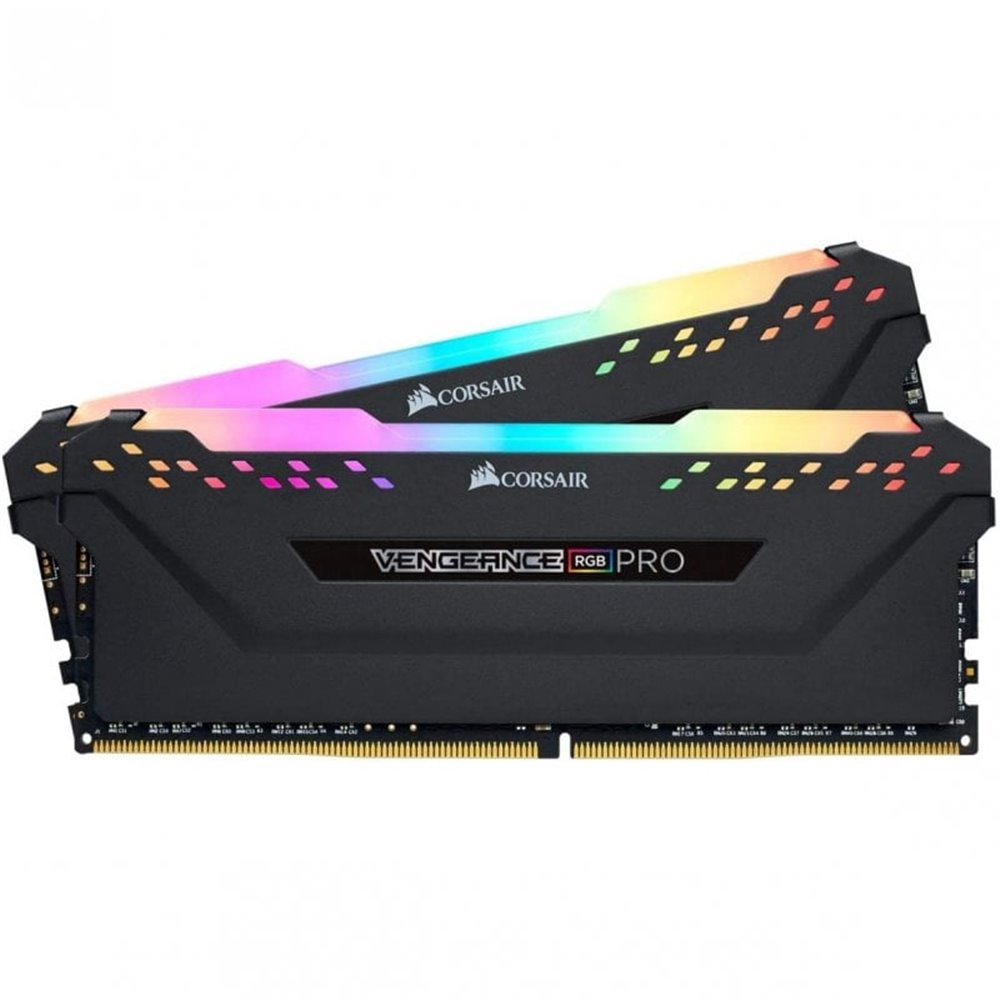 Memoria RAM Corsair DDR4 32GB (2x16GB) 3600MHz Vengeance RGB Pro Black