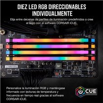 Memoria Corsair Vengeance RGB PRO DDR4 8GB 3200MHz