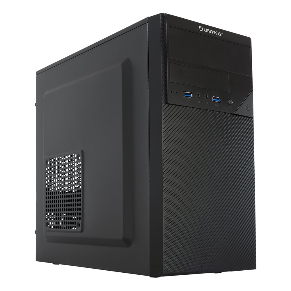 CAJA SEMITORRE/MICRO-ATX UNYKA AERO C20 500W USB30 NEGRA