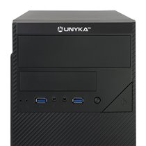 CAJA SEMITORRE/MICRO-ATX UNYKA AERO C20 500W USB30 NEGRA