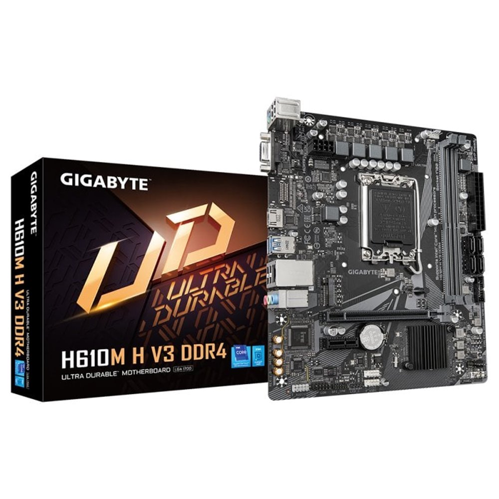 Gigabyte H610M H V3 DDR4: Placa Base Micro-ATX Intel LGA 1700