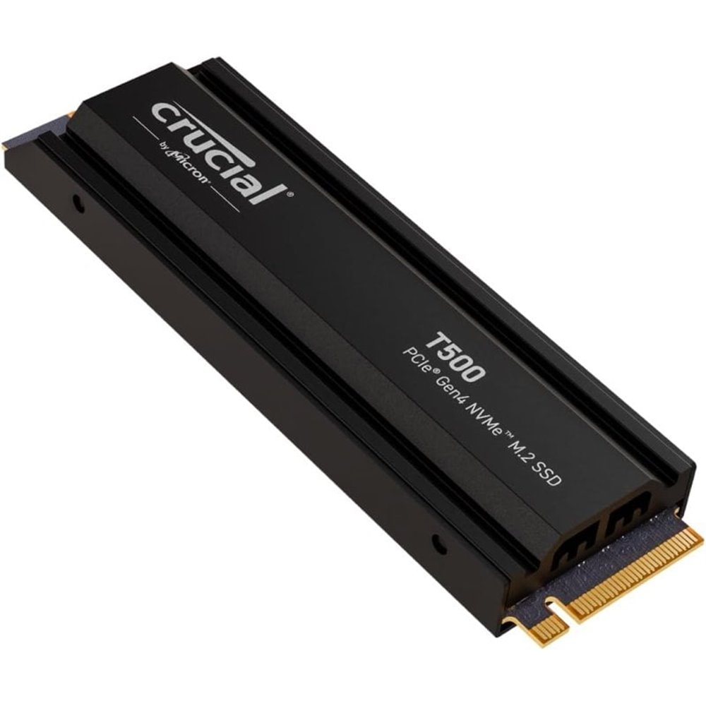 SSD NVMe M.2 Crucial T500 1TB con Disipador SSD NVMe M.2 Crucial T500 1TB con Disipador