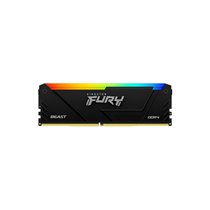 MEMORIA KINGSTON FURY BEAST RGB DDR4 16GB 2666MHZ CL16 1GX8 - KF426C16BB12A/16