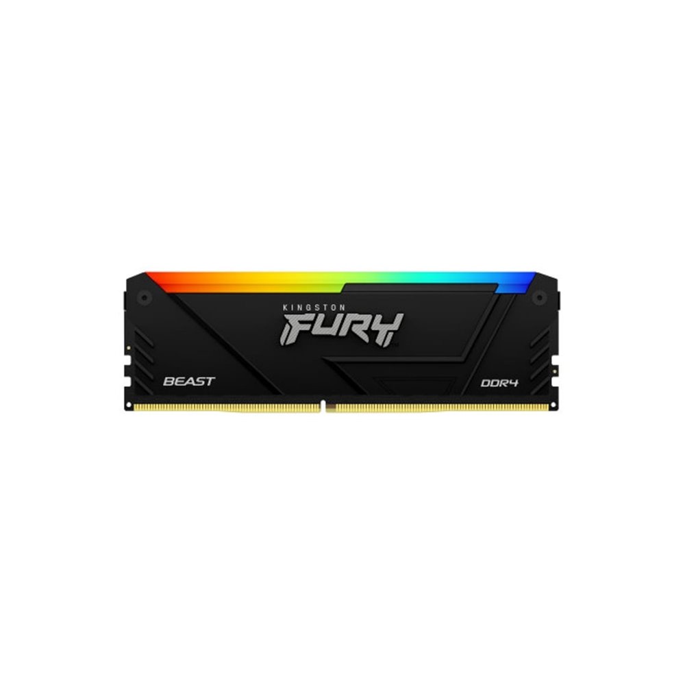 MEMORIA KINGSTON FURY BEAST RGB DDR4 16GB 2666MHZ CL16 1GX8 - KF426C16BB12A/16