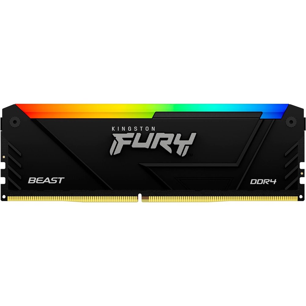 MEMORIA KINGSTON FURY BEAST RGB DDR4 32GB 3600MHZ CL18 - KF436C18BB2A/32