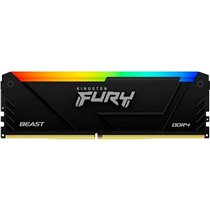 MEMORIA KINGSTON FURY BEAST RGB DDR4 16GB (KIT 2) 3600MHZ CL17 - KF436C17BB2AK2/16