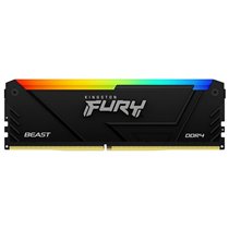 MEMORIA KINGSTON FURY BEAST RGB DDR4 32GB (KIT 2) 3200MHZ CL16 - KF432C16BB2AK2/32