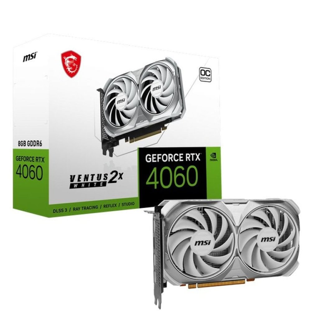 MSI GeForce RTX 4060 VENTUS 2X WHITE 8G OC