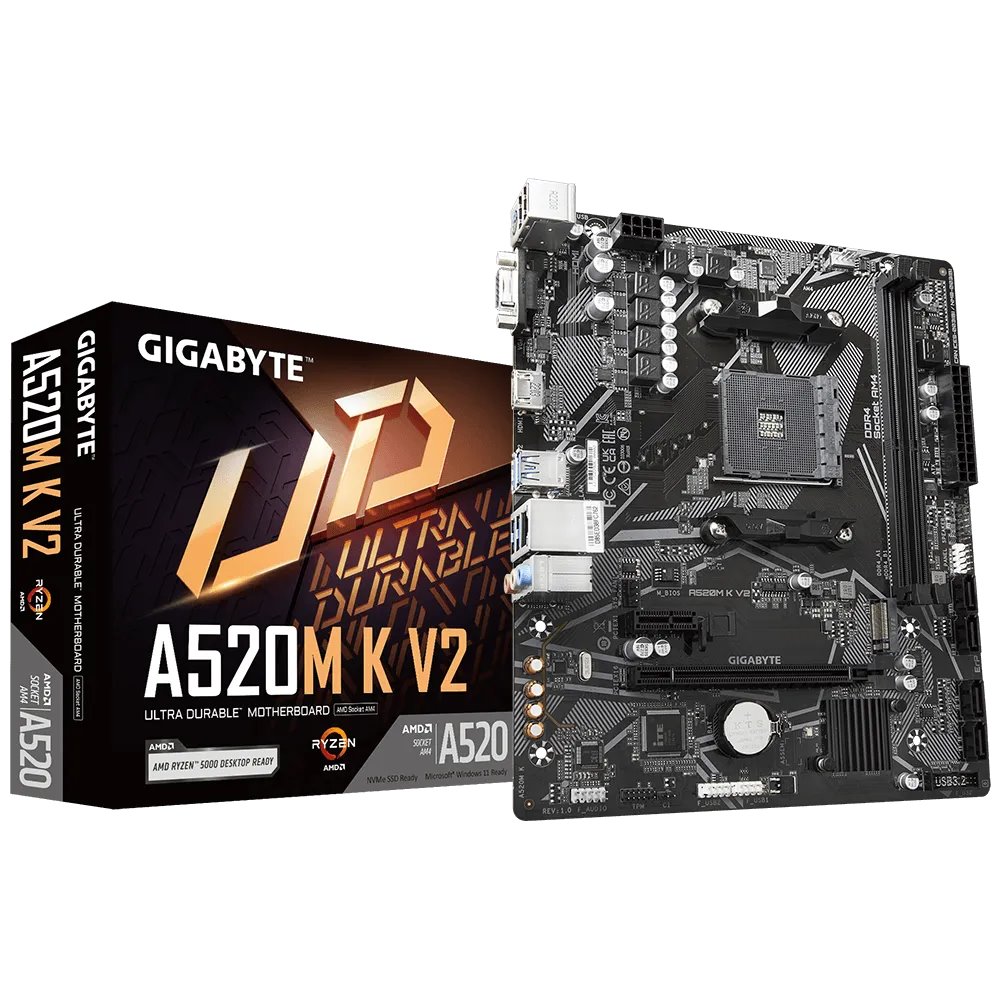 Gigabyte A520M K V2: Placa Base Micro-ATX DDR4 AMD AM4