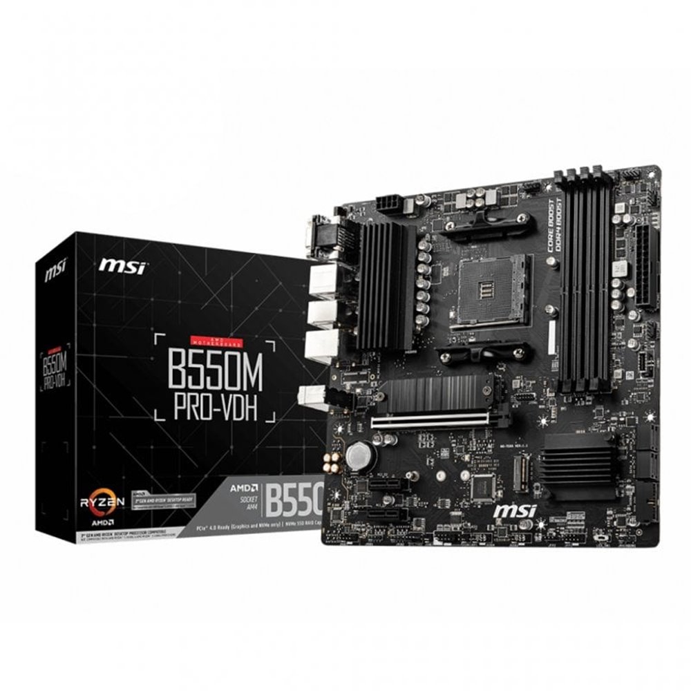 MSI B550M PRO-VDH: Placa Base Micro-ATX DDR4 AM4