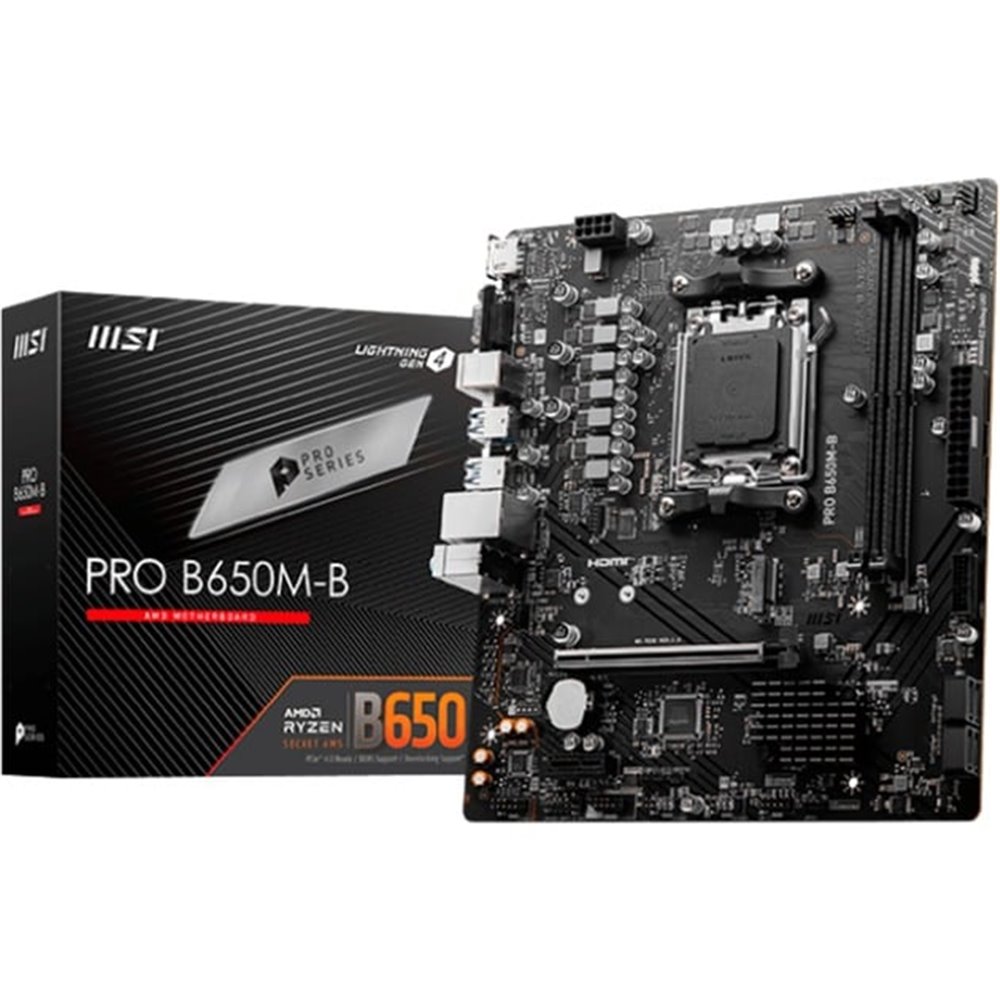 MSI PRO B650M-B: Placa Base Micro-ATX DDR5 AM5