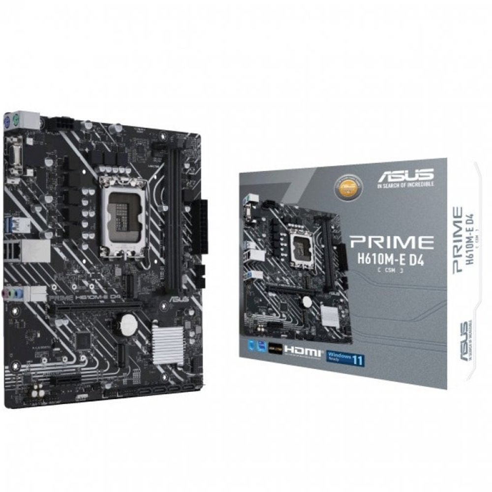 ASUS Prime H610M-E D4-CSM: Placa Base Micro-ATX DDR4 LGA 1700