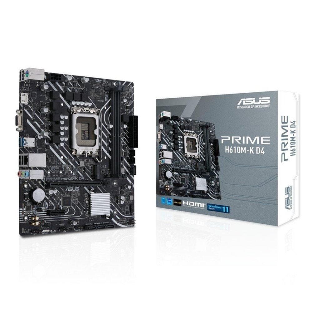 ASUS Prime H610M-K D4: Placa Base Micro-ATX DDR4 LGA 1700