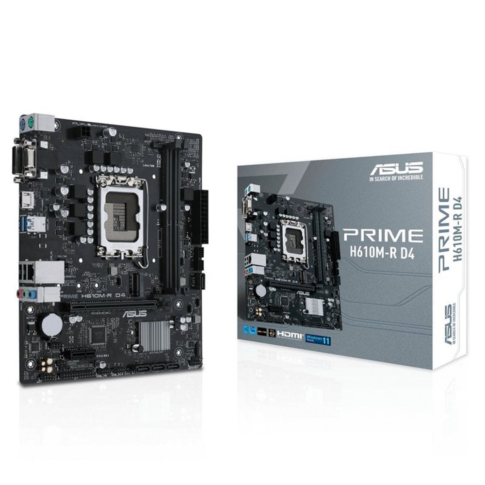 ASUS Prime H610M-R D4: Placa Base Micro-ATX DDR4 LGA 1700