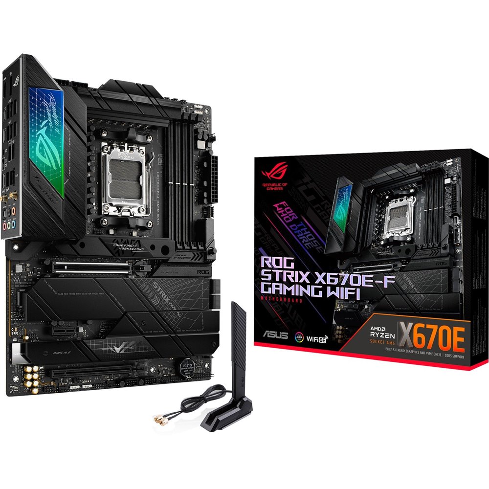 ASUS ROG Strix X670E-F Gaming WiFi: Placa Base ATX DDR5 AM5 ASUS ROG Strix X670E-F Gaming WiFi: Placa Base ATX DDR5 AM5