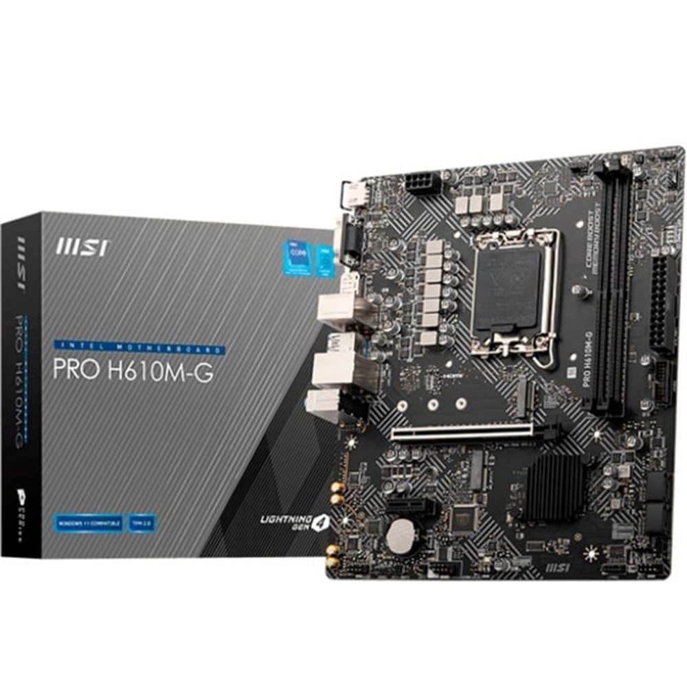 MSI PRO H610M-G: Placa Base Micro-ATX DDR5 LGA 1700