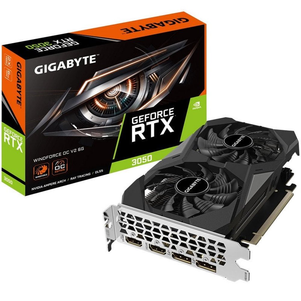 GIGABYTE GeForce RTX 3050 WINDFORCE OC 6GB GDDR6