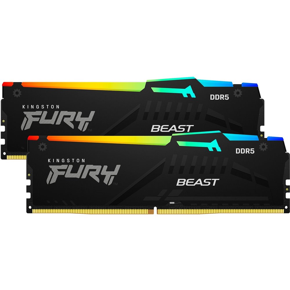 Memoria RAM Kingston FURY Beast RGB EXPO DDR5 16GB (2x8GB) 6000 CL36