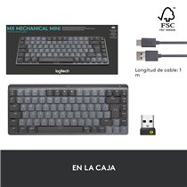 Teclado Mecánico Inalámbrico Logitech MX Mechanical Mini Tactile (US)