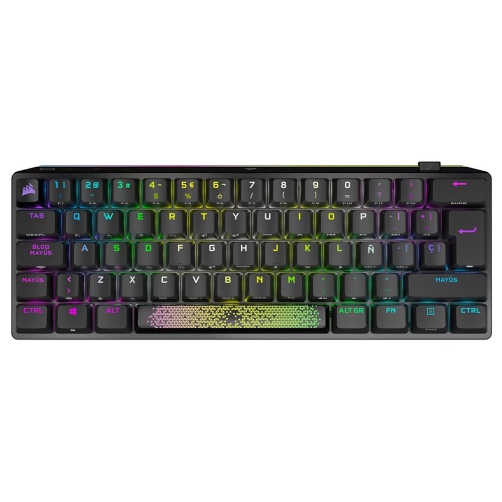 Teclado Mecánico Gaming Corsair K70 RGB Pro Mini Wireless MX Red Español Teclado Mecánico Gaming Corsair K70 RGB Pro Mini Wireless MX Red Español
