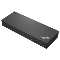 Lenovo 40B00300EU base para portátil y replicador de puertos Alámbrico Thunderbolt 4 Negro, Rojo