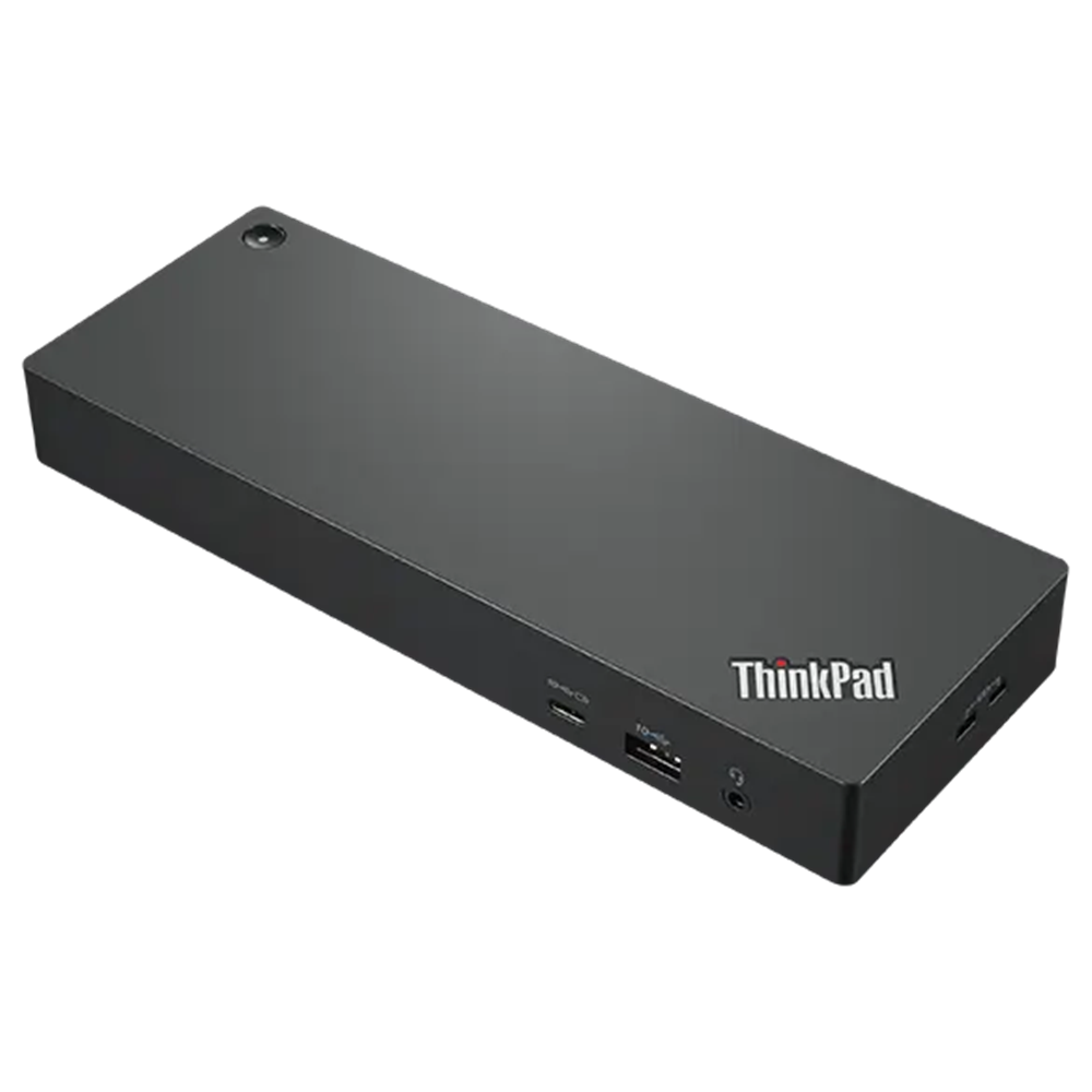 Lenovo 40B00300EU base para portátil y replicador de puertos Alámbrico Thunderbolt 4 Negro, Rojo