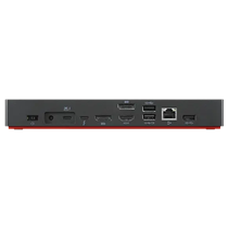 Lenovo 40B00300EU base para portátil y replicador de puertos Alámbrico Thunderbolt 4 Negro, Rojo